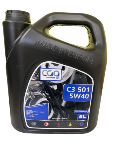 Aceite Sintético CGA 5W40 - C3 501 - 5L.