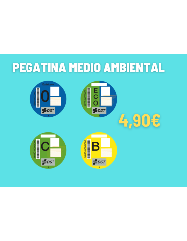 Pegatina Medio Ambiental para Automóvil