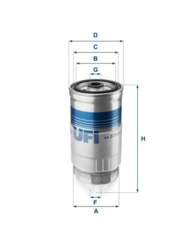 Filtro de Combustible para AUDI 90...