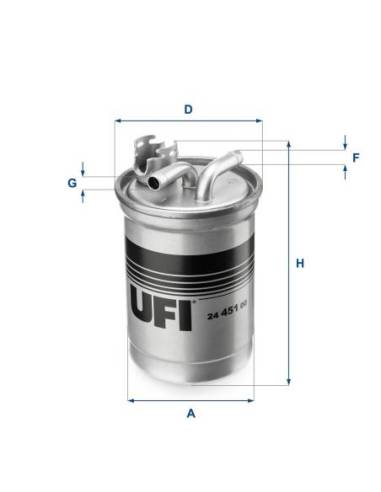 Filtro de Combustible para AUDI A4...
