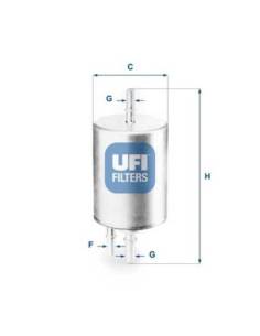 Filtro de Combustible para AUDI A8 (4E) Versión 2.8 FSI del año 09/07 -03/10