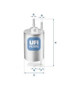 Filtro de Combustible para AUDI A4 Cabrio Versión 1.8 T Quattro del año 06/02 - en Adelante