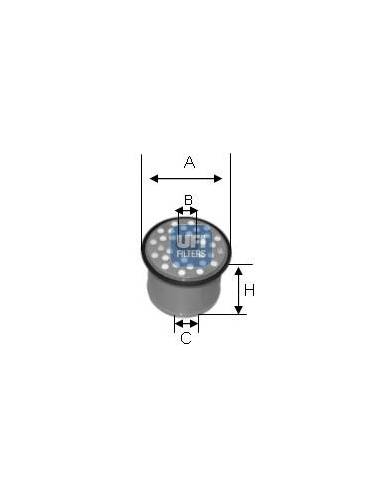 Filtro de Combustible para CITROEN ZX...
