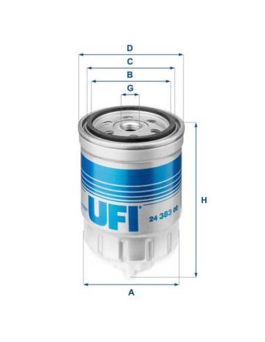 Filtro de Combustible para CITROEN AX...