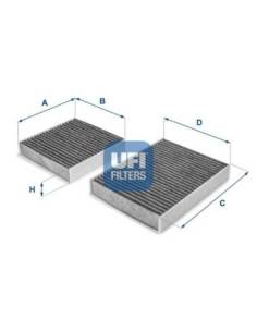 Filtro de Habitáculo para CITROEN C3 III (B618) Versión 1.2 PureTech 82 del año 07/16 -  en Adelante