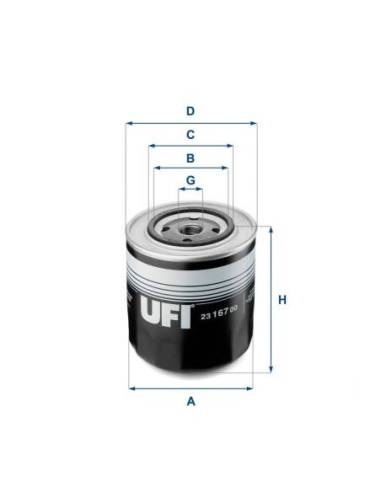 Filtro de Aceite para FIAT 131...