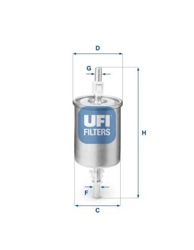 Filtro de Combustible para FIAT Marea...