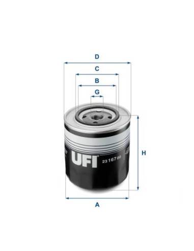 Filtro de Aceite para FIAT 131...