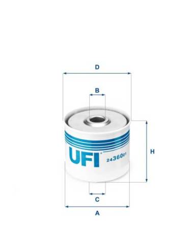 Filtro de Combustible para FORD 2000...