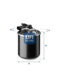 Filtro de Combustible para INFINITI Q30 (H15E) Versión 2.2 D del año 11/15 -  en Adelante