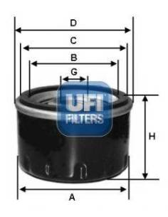 Filtro de Aceite para KIA...