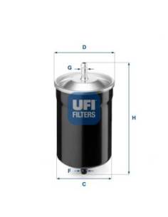 Filtro de Combustible para LAND ROVER Discovery Versión 3.5 i V8 cat del año 01/91 - 06/94