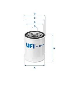 Filtro de Aceite para MAZDA 626 (GE) Versión 2.0 i 16V 4WD del año 04/92 - 04/97