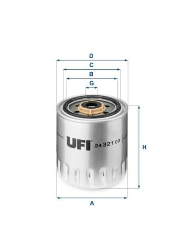 Filtro de Combustible para MERCEDES...