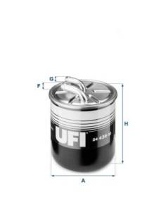 Filtro de Combustible para MERCEDES BENZ M Classe (W164) Versión ML 450 CDI del año 05/09 - 12/11