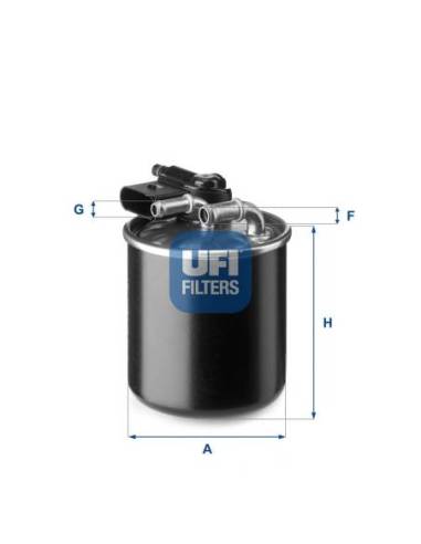 Filtro de Combustible para MERCEDES...