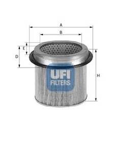 Filtro de Aire para MITSUBISHI Space Wagon Versión 1.8 TD (N35W) del año 05/91 -10/98