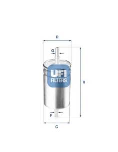 Filtro de Combustible para SKODA Fabia (6Y2/6Y3) Versión 1.4 i del año 09/99 -03/03