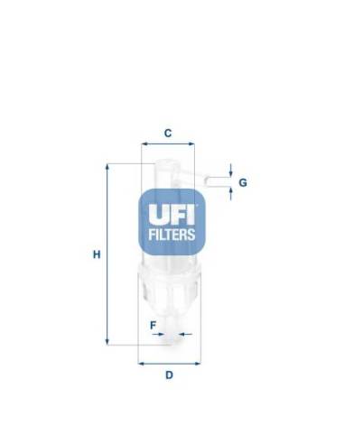 Filtro de Combustible para SSANGYONG...