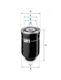 Filtro de Combustible para...