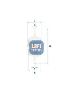 Filtro de Combustible para VOLKSWAGEN Golf I Versión 1.6 del año 01/76 -07/79