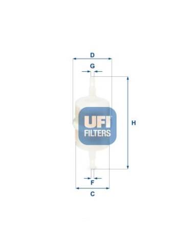 Filtro de Combustible para VOLKSWAGEN...