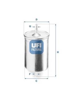 Filtro de Combustible para VOLKSWAGEN Beetle Versión 1.8 T del año 01/98 -07/05
