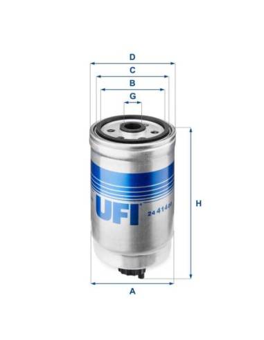 Filtro de Combustible para VOLKSWAGEN...