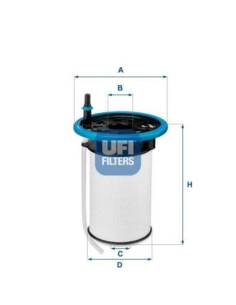 Filtro de Combustible para FIAT 500 L Living Versión 1.6 16V Multijet 120 E6 del año 09/15 -12/17