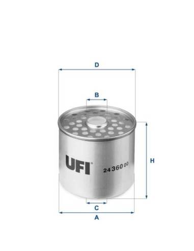 Filtro de Combustible para FORD 7000...