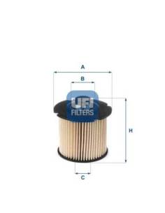 Filtro de Combustible para PEUGEOT 208 Versión 1.6 BlueHDI 75 del año 01/15 - en Adelante