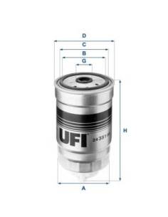 Filtro de Combustible para...
