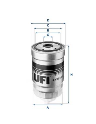Filtro de Combustible para VOLKSWAGEN...