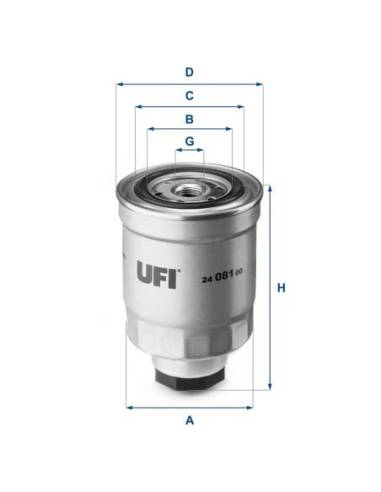 Filtro de Combustible para NISSAN...