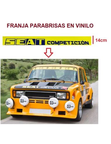 FRANJA PARABRISAS - SEAT COMPETICIÓN