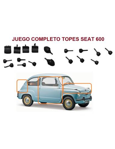 KIT Topes de Goma SEAT 600 - 18Unidades