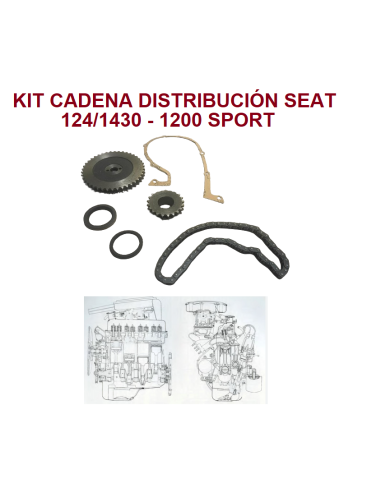 KIT Distribución SEAT 124/1430 - 1200...