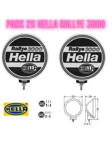 Pareja Faros Carretera - Hella Rallye...