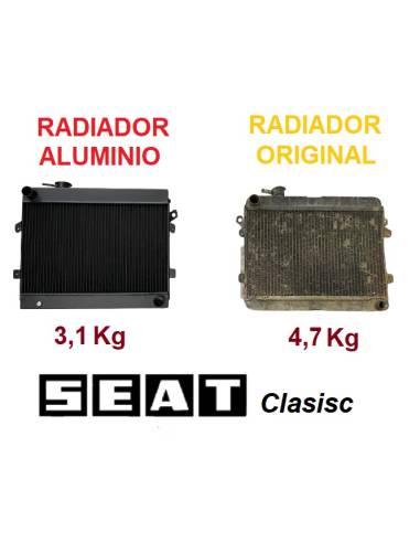 Radiador Aluminio SEAT 124/1430 -...