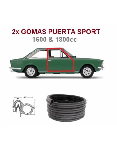 KIT Gomas de Puerta SEAT 124 SPORT...