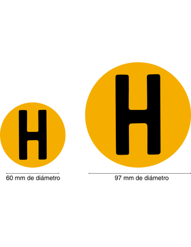 Distintivo "H" Vehículo Histórico -...