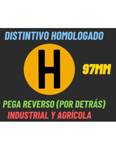 Distintivo "H" Vehículo Histórico -...