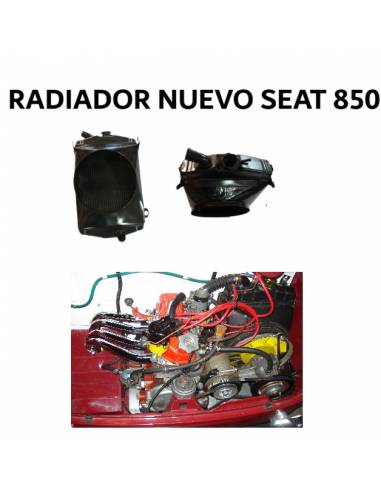 RADIADOR NUEVO - SEAT 850 y 133