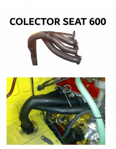 Colector Escape Doble Salida SEAT 600...
