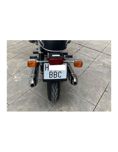 PLACA MATRÍCULA "CHAPA" MOTO "NO-E"...