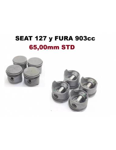 KIT Pistones con Segmentos SEAT 127 y...