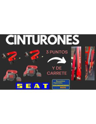 Pareja de Cinturones "Tres Puntos y...