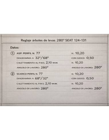 Pareja Árboles Levas 280º  - SEAT...