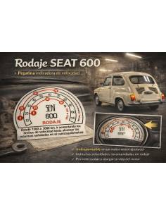 Pegatina SEAT 600 "RODAJE"