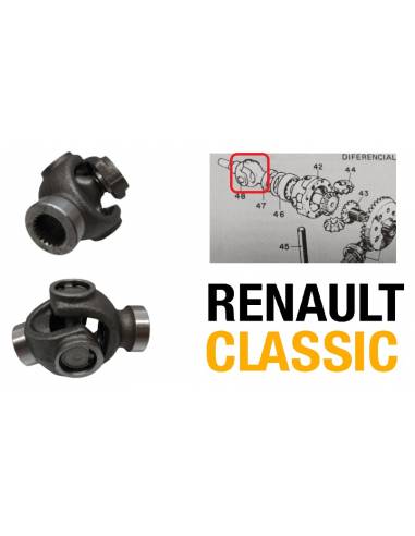 Cardan Diferencial "Nudo" Renault 8...